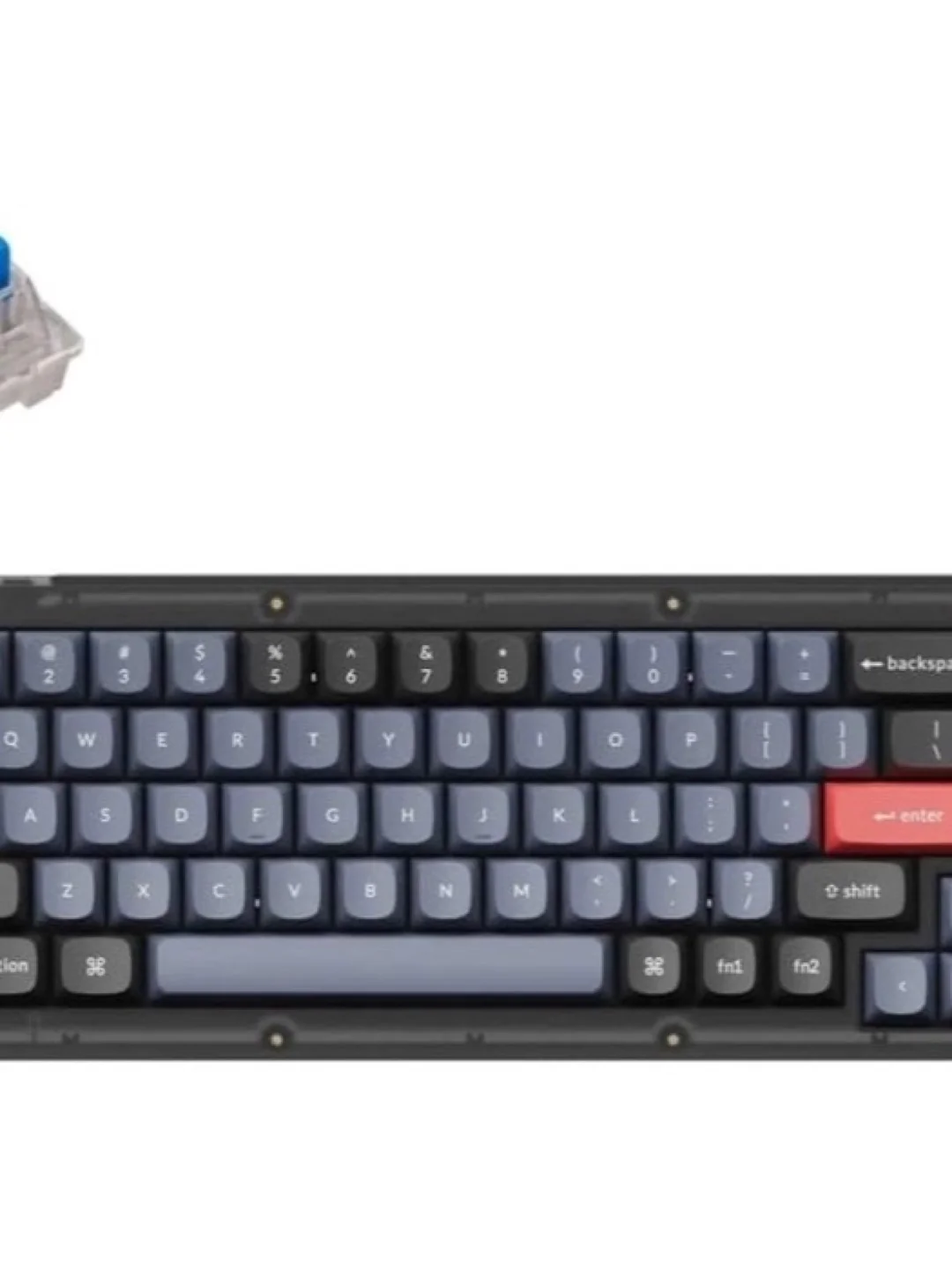 Клавиатура Keychron V2 68 Key QMK Keychron K PRO Blue Hot-Swap RGB Knob Frosted Black 2