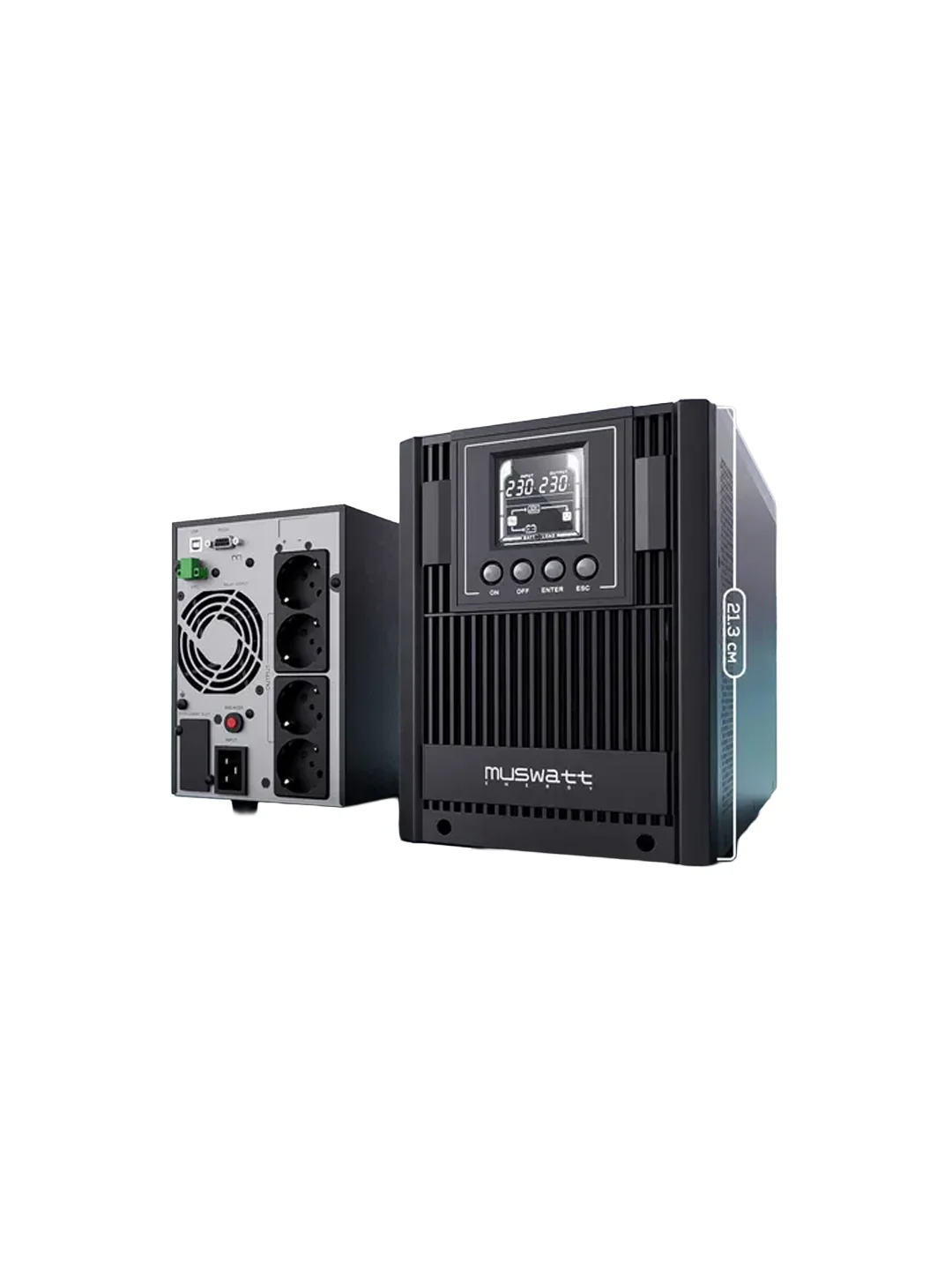 UPS MUSWATT ENERGY ONLINE PRO 2К 80-300