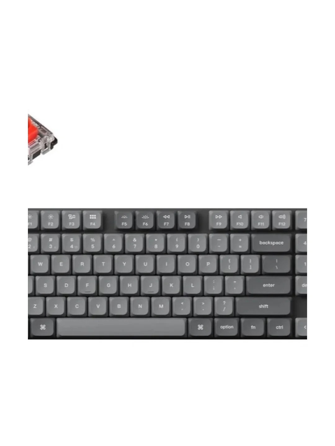 Клавиатура механическая Keychron K13 MAX 90Key, K pro Red, WL/BT/USB-A, QMK, EN/RU/UZ, White Led, черный K13M-A1-UZ