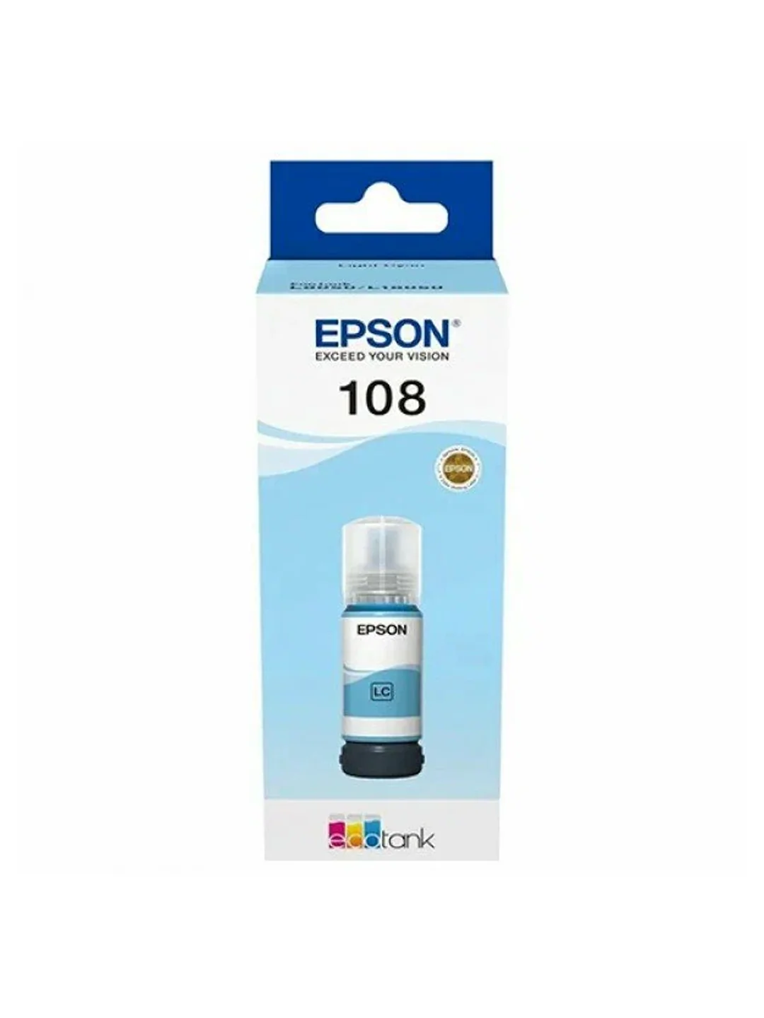 Epson 108 LC Ink Bottle (70 мл, 7200 стр., 2100 фото 10x15) для L8050 / L18050 2