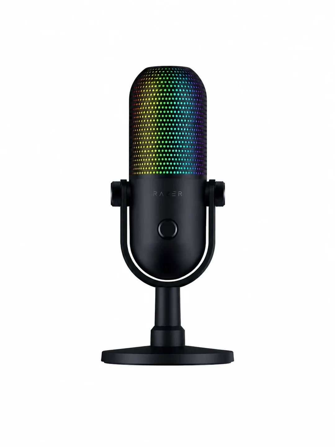Микрофон геймерский Razer Seiren V3 Chroma, Uni, RGB, USB-A, 2м, чёрный
