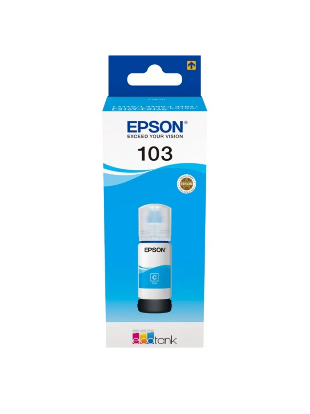 Epson 103 EcoTank Cyan ink bottle (65 мл, 7500 стр.) для L31xx / L32xx 2