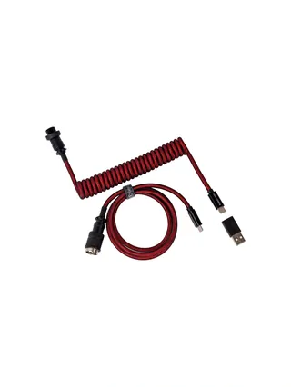 Витой кабель Keychron Premium Aviator Type-A/Type-C, прямой, Red