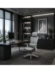 Кресло руководительское SEDGE серый 4