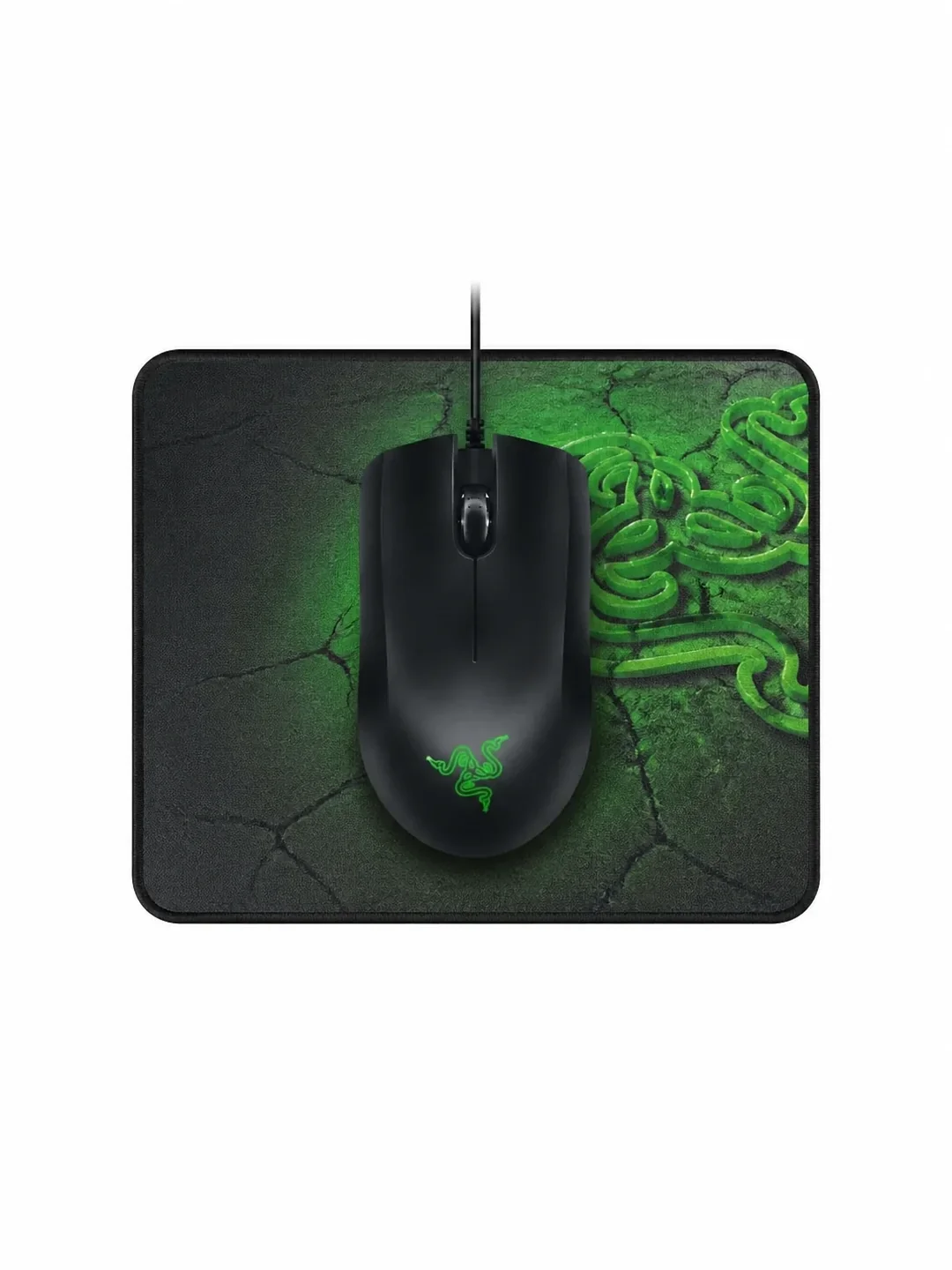 Игровая мышь Razer Abyssus Lite в комплекте с ковриком Goliathus Mobile Construct Edition