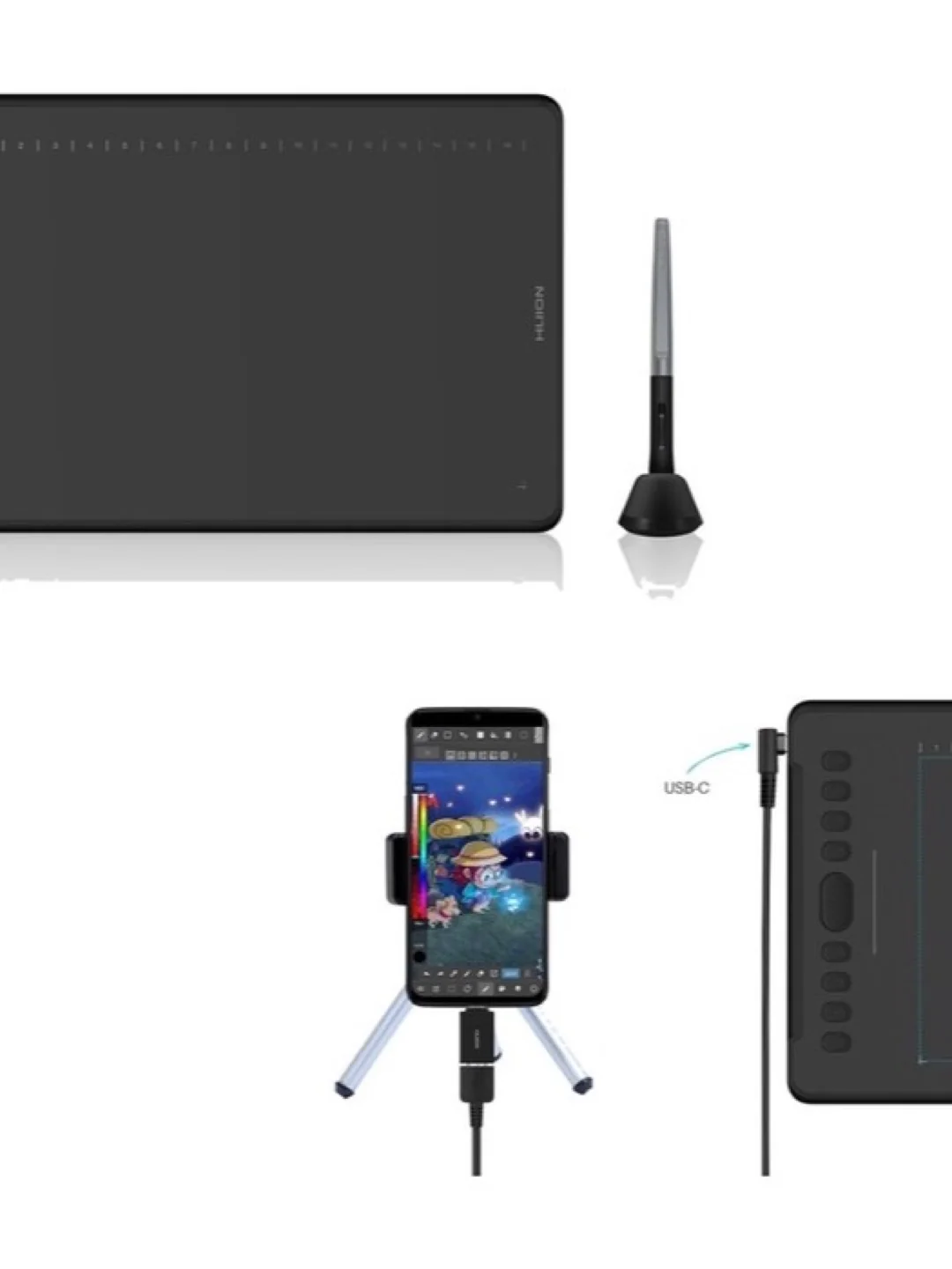 Графический планшет Huion H1161 Black 2