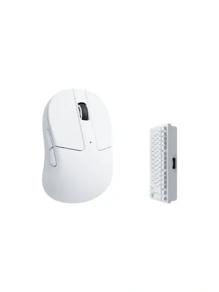 Мышь Keychron M4 BT/WL/USB-A/USB-C, 4K, белый M4-A5