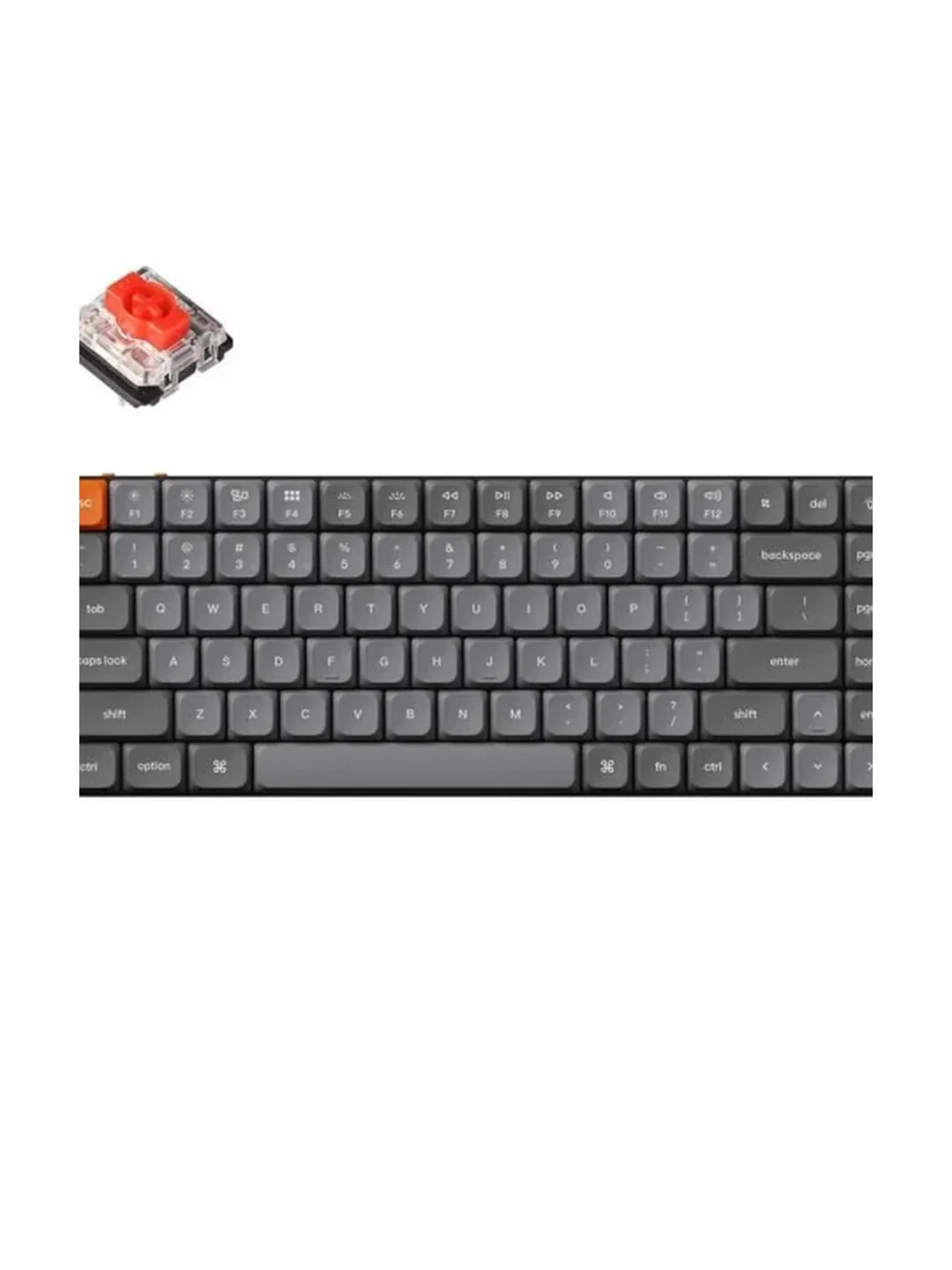 Клавиатура механическая Keychron K3 MAX 84Key, K pro Red, WL/BT/USB-A, QMK, EN/RU/UZ, White Led, черный K3M-A1-UZ