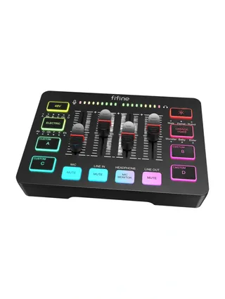 FIFINE SC3 Mixer Apligam ovoz kartasi
