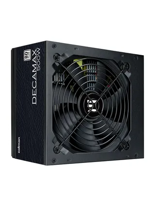 Zalman Decamax (500W) quvvat manbai, 85%, 80 Plus, 120mm, 1xMB 24pin(20+4), 1xCPU 8pin(4+4), 3xMolex, 4xSATA, 2xPCIe 8pin(6+2)