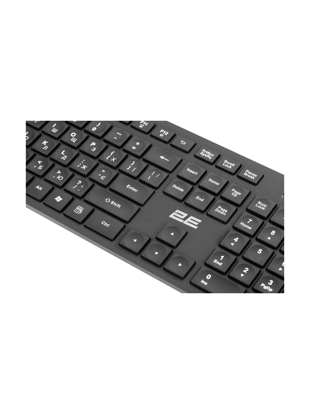 Keyboard 2E KS260 WL BT Black EN/UA 2