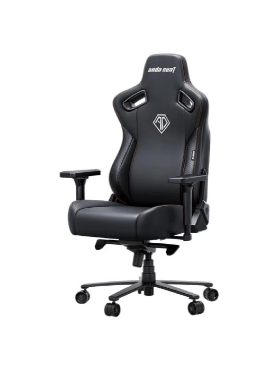 Кресло AndaSeat Kaiser 3E, ПВХ кожа, 4D-Armrests, чёрный