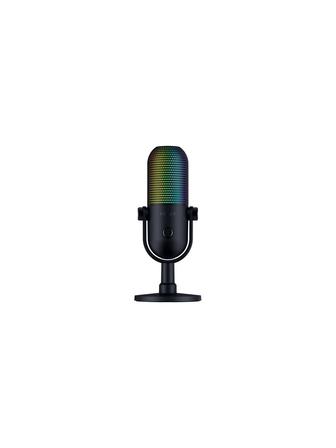 Микрофон геймерский Razer Seiren V3 Chroma, Uni, RGB, USB-A, 2м, чёрный