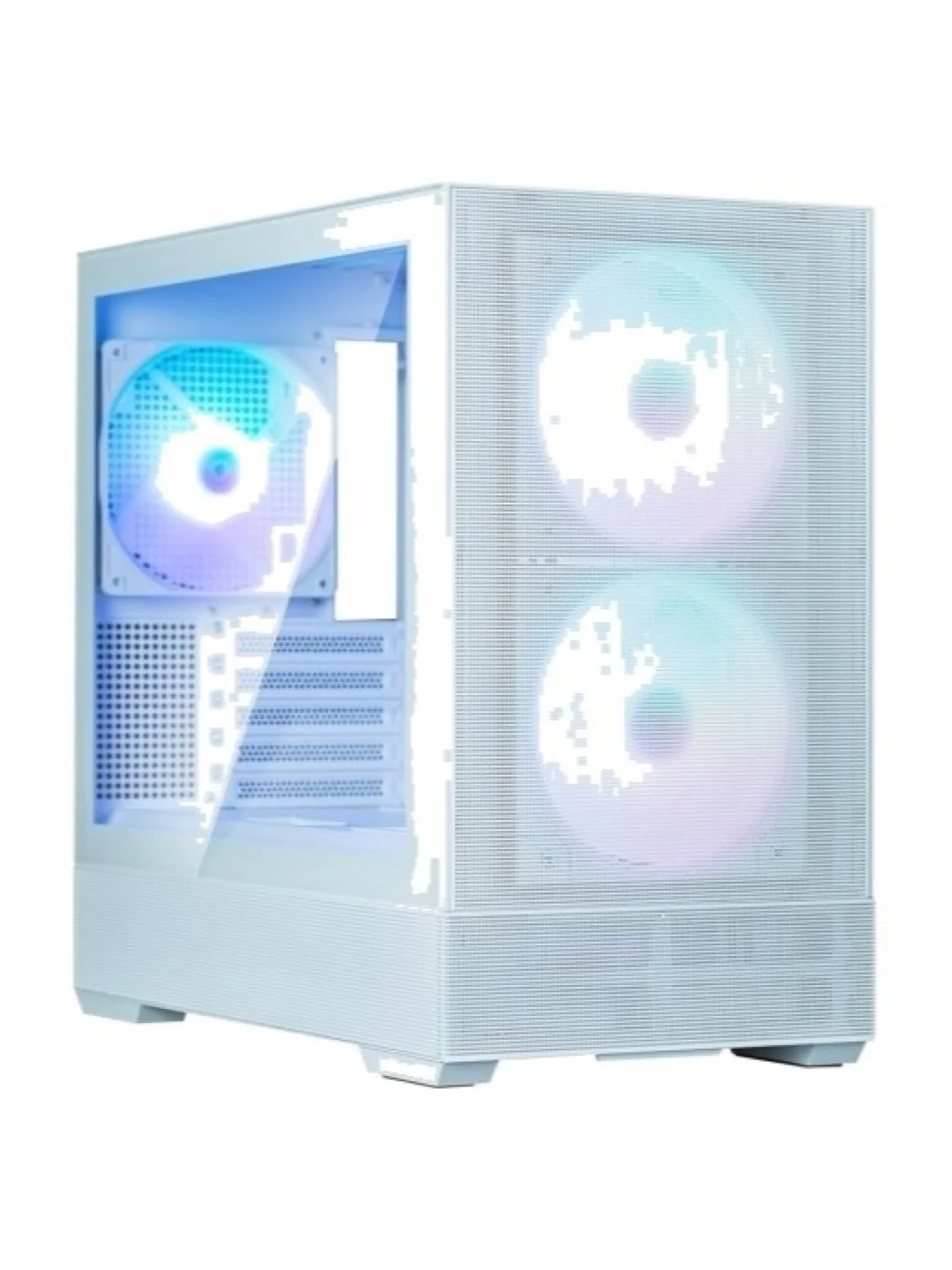 Корпус Zalman P30 AIR без БП, 1xUSB3.0, 1xUSBType-C, 3x140мм ARGB, VGA 392мм, LCS ready, TG Side Panel, mATX, чёрный,P30AIRBLACK