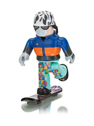Jazwares Roblox Core Figures Shred: Snowboard Boy W6 o'yin kolleksion figurkasi