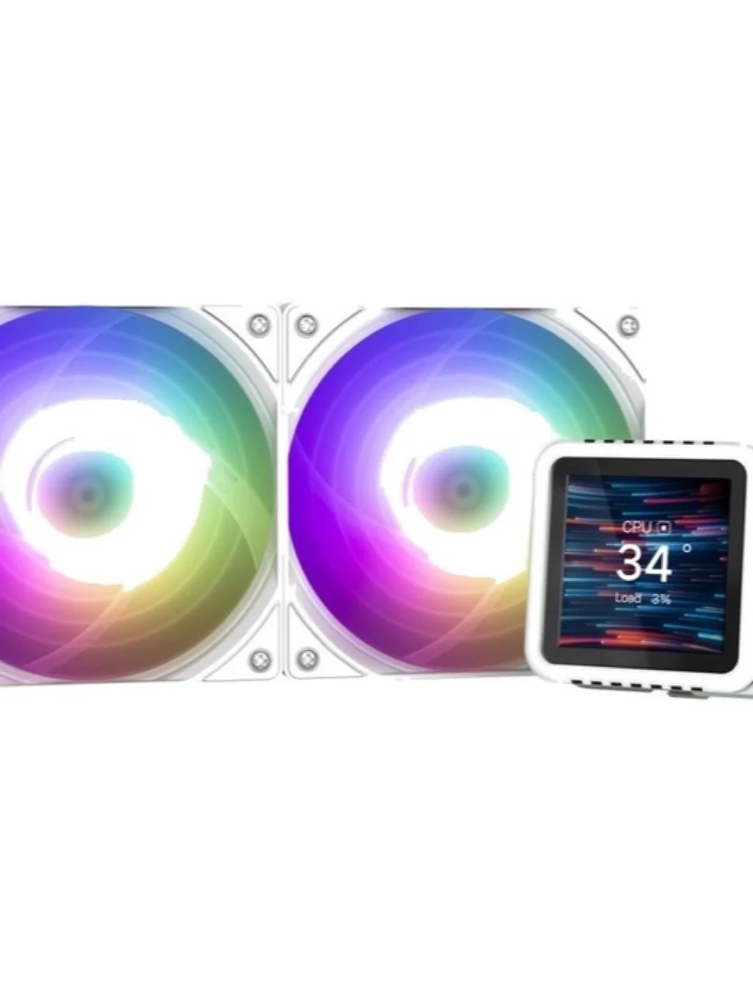 Система жидкостного охлаждения Zalman Alpha 2DS A24 ARGB, LGA1851, 1700, 1200, 115x, AM5, AM4, TDP 3, white
