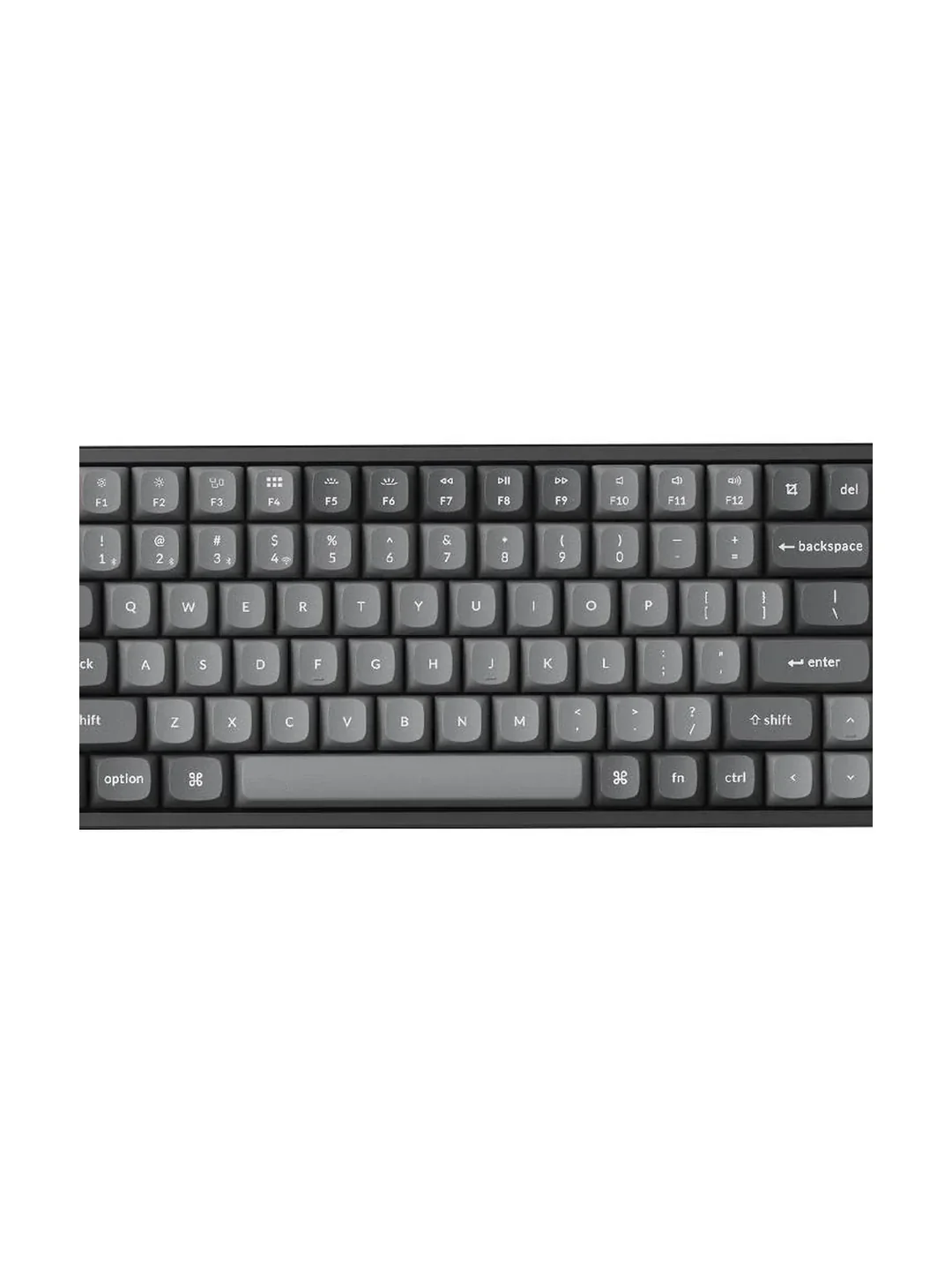 Клавиатура механическая Keychron K2 MAX 84Key, K super Banana, WL/BT/USB-A, QMK, EN/RU/UZ, RGB, черный K2M-B4-UZ