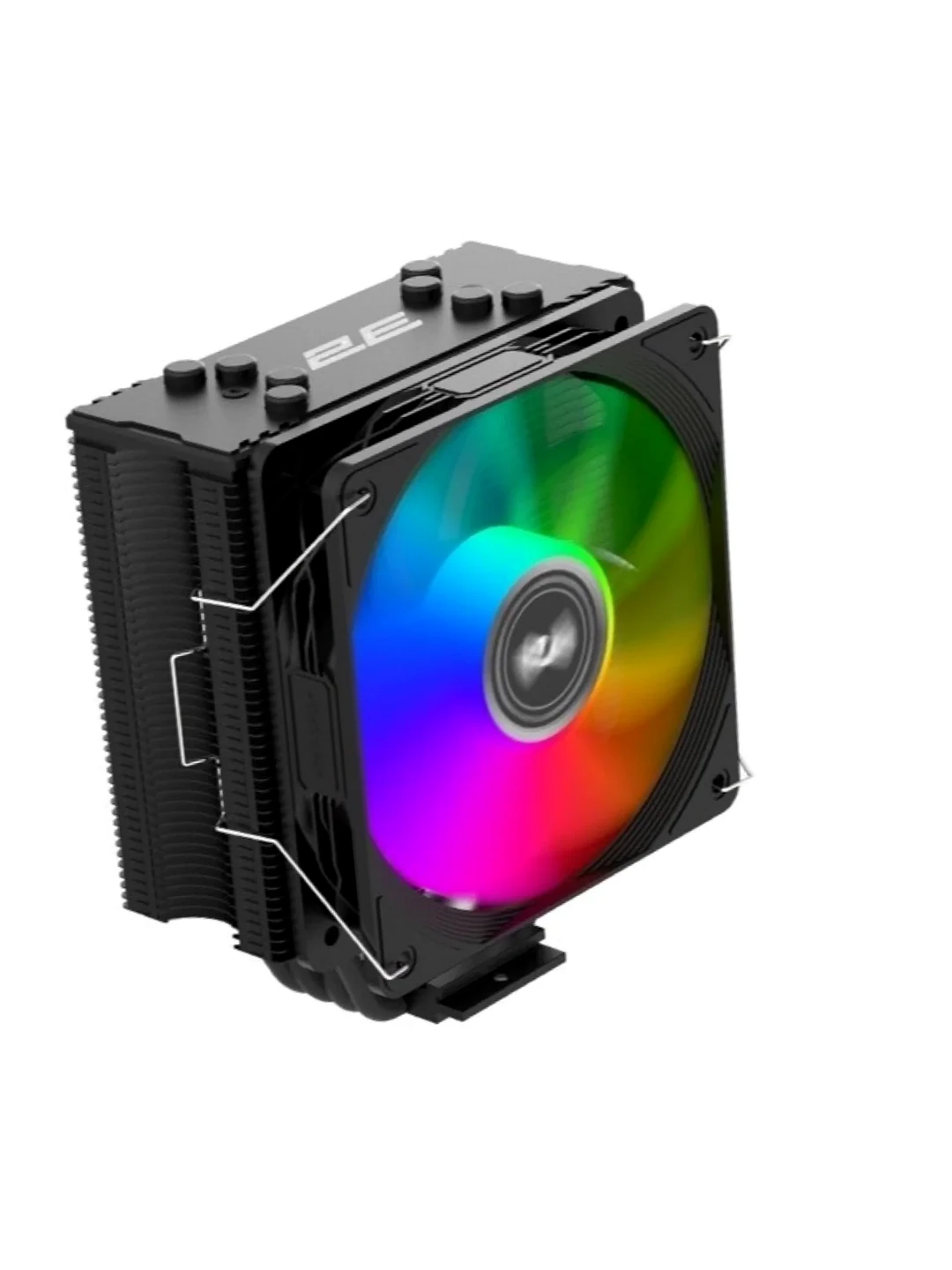 Процессорный кулер 2E GAMING Air Cool ACN120B-ARGB, LGA1700, 1200, 115x, 1366, AM5, AM4, AM3, AM3+, AM2 ,AM2+, FM2, FM1 4pin PWM, 3pin +5VARGB, TDP 180W 2