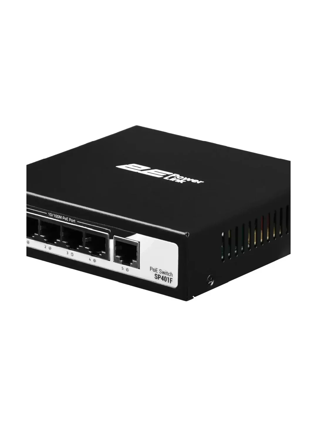 Коммутатор 2E PowerLink SP401F 4xFE PoE+, 1xFE Uplink, 55Вт, неуправляемый