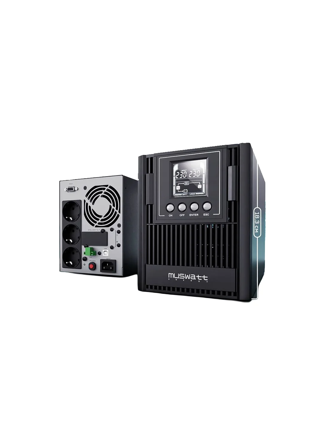 UPS MUSWATT ENERGY ONLINE PRO 1K