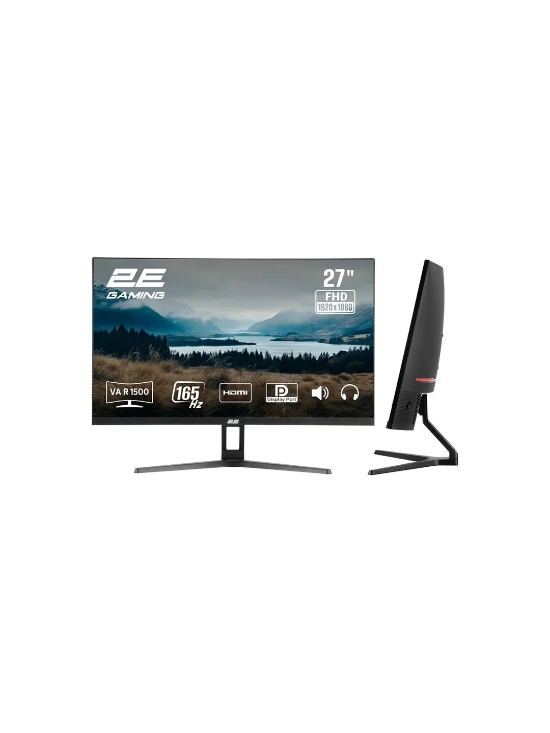 Monitor 2E GAMING 27" R2723BV HDMI, DP, VA, 1920x1080, 165Hz, 1ms, CURVED, FreeSync