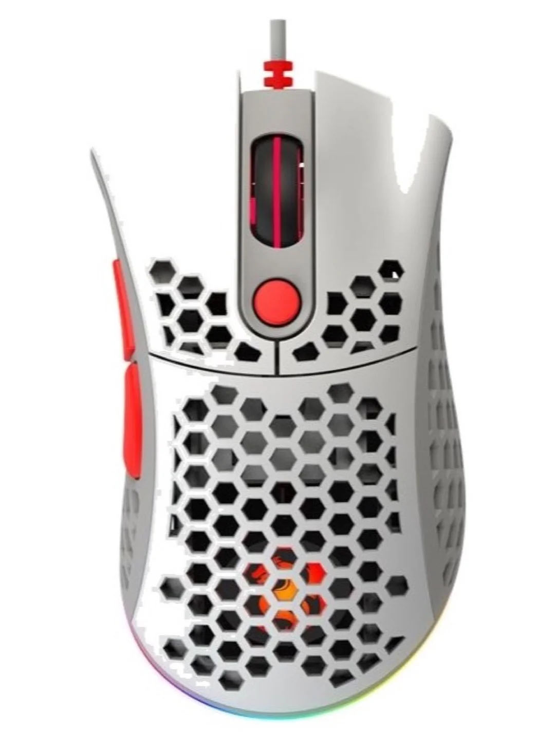 Мышь игровая 2E GAMING HyperSpeed Pro, RGB Retro white