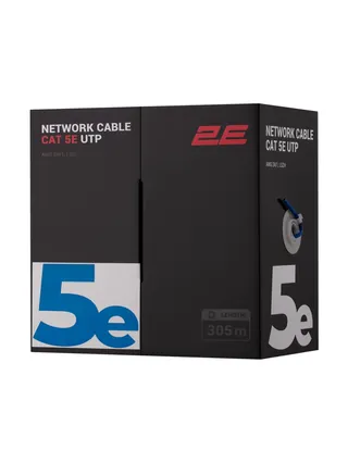 CAT 5e UTP 305m AWG 24/1 LSZH ko'k