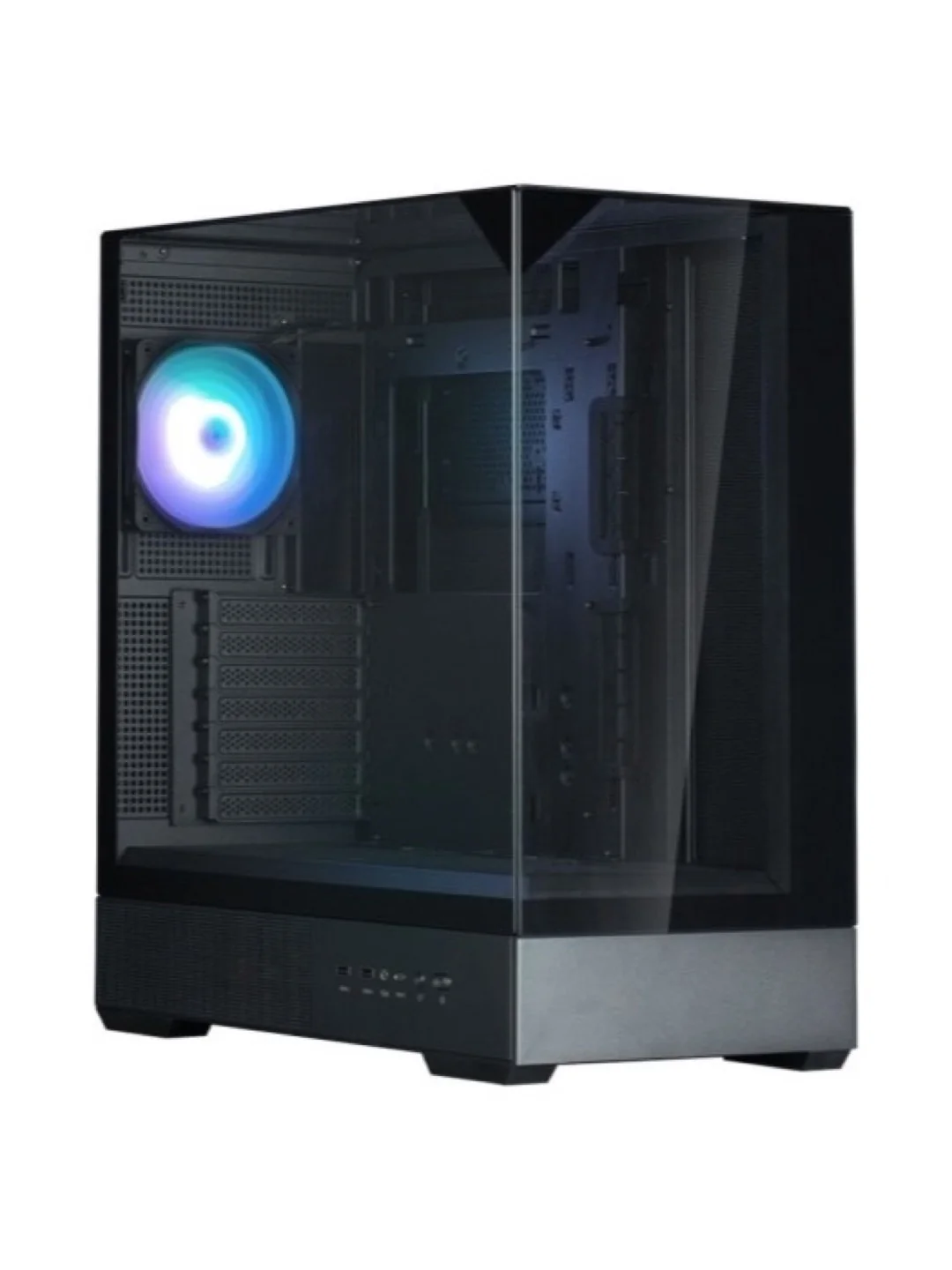 Корпус Zalman P40 Prism без БП, 2xUSB3.0, 1xUSBType-C, 1x120мм ARGB, VGA ___мм, LCS ready, TG 3x Panels, ATX, белый
