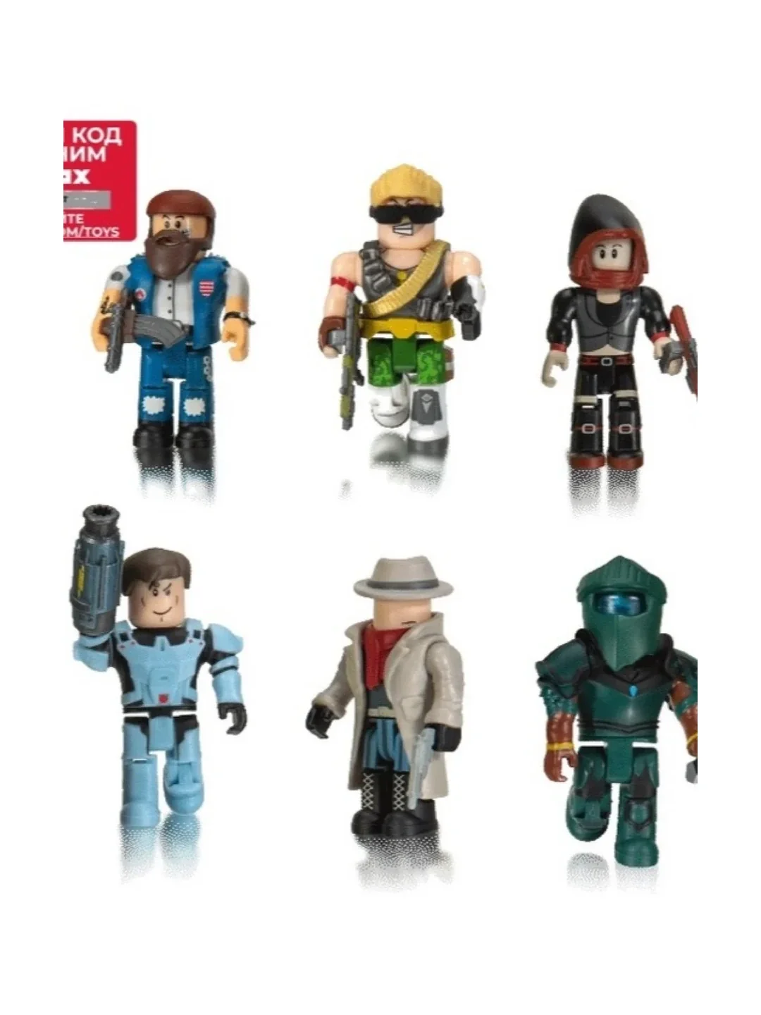 Игровая коллекционная фигурка Jazwares Roblox Core Figures Loyal Pizza Warrior W6