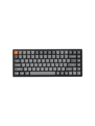 Клавиатура механическая Keychron K2 MAX 84Key, K super Banana, WL/BT/USB-A, QMK, EN/RU/UZ, RGB, черный K2M-C4-UZ