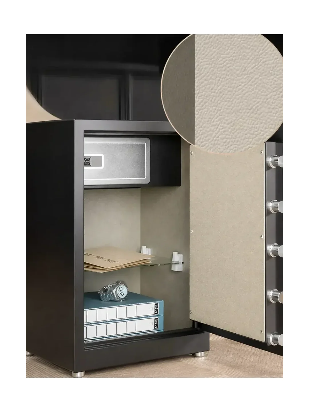 Сейф H450*W380*D320 33121S Deli 2