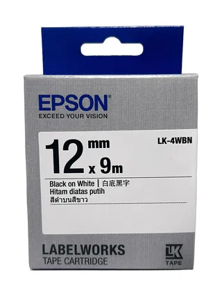 Epson Tape - LK4WBN Std Blk/Wht 12/9 лента 12mm / 9m для LW400 / LW700
