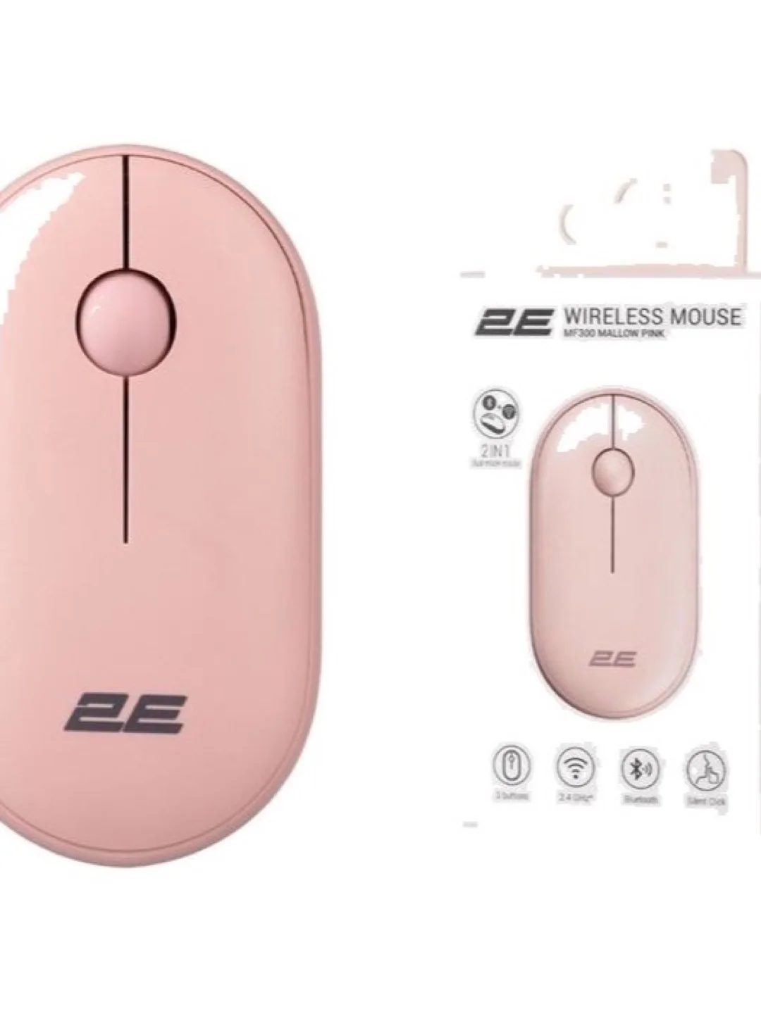 Mouse 2E MF300 Silent WL BT Mallow pink 2