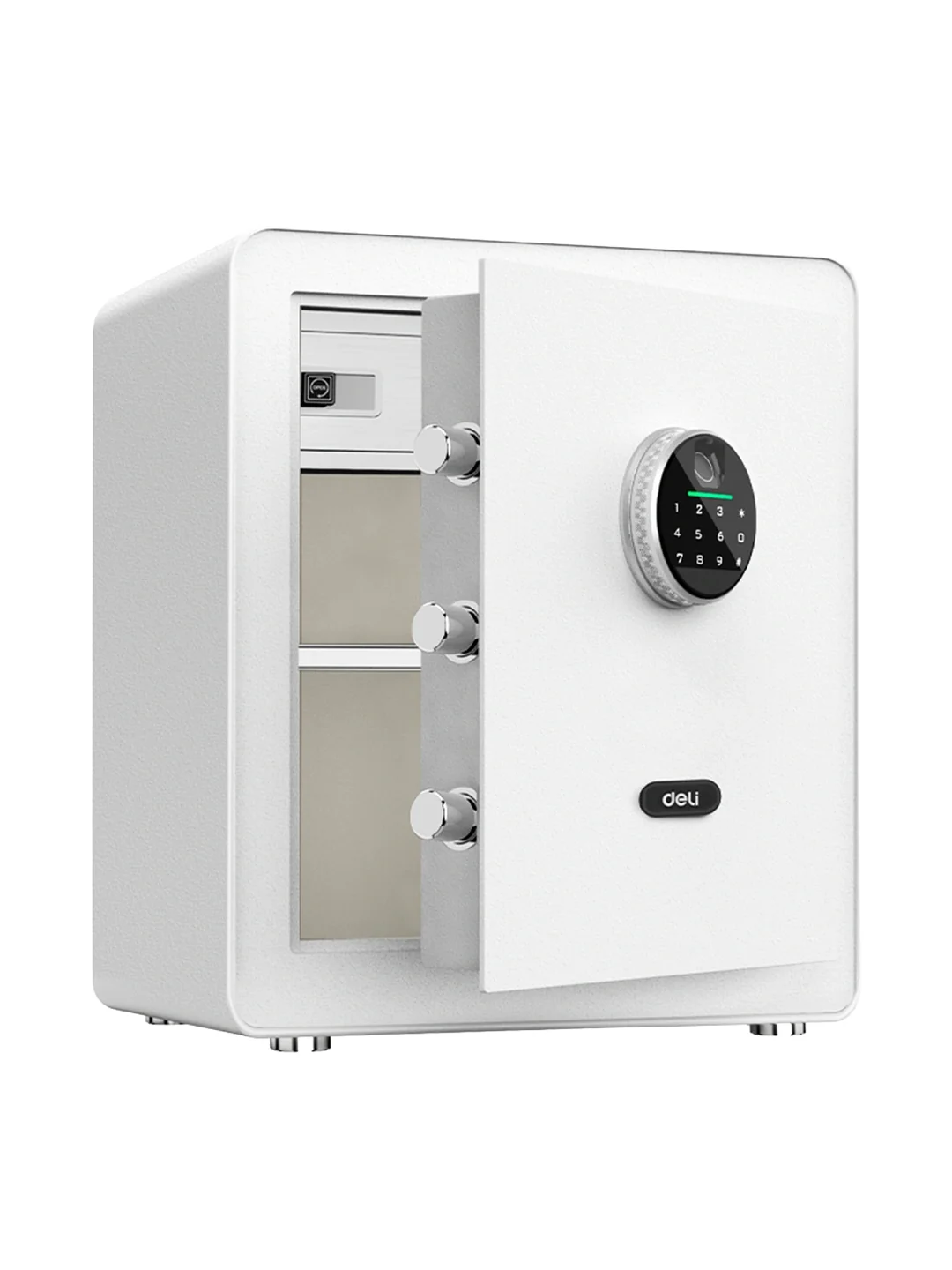 Сейф H450*W380*D320 с отпечатком (бл) ET634 Deli
