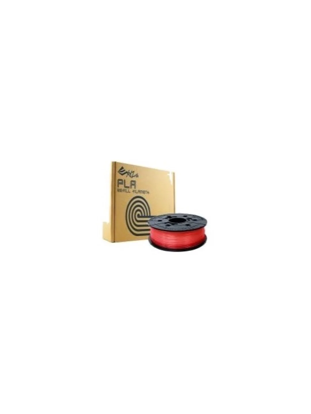 Катушка с нитью 1.75мм/0.6кг PLA XYZprinting Filament для da Vinci, прозрачный красный 2