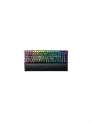 Клавиатура механическая проводная Razer BlackWidow V4, 114key, Yellow Switch, USB-A, EN/RU, RGB, black