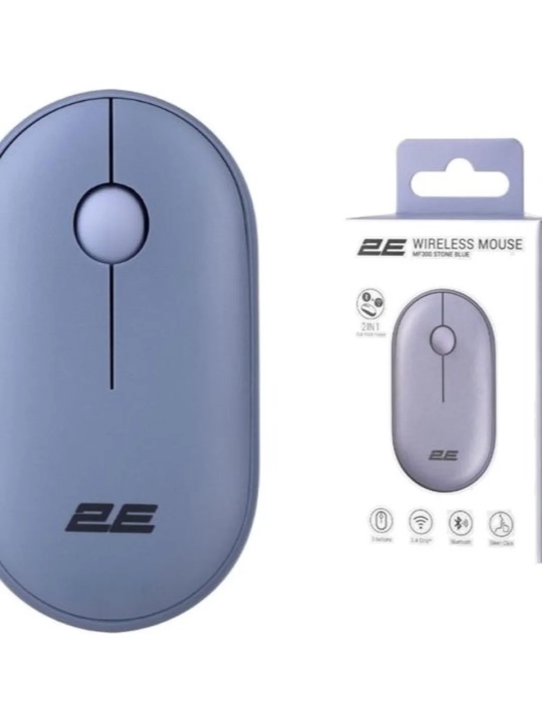 Mouse 2E MF300 Silent WL BT Stone blue 2