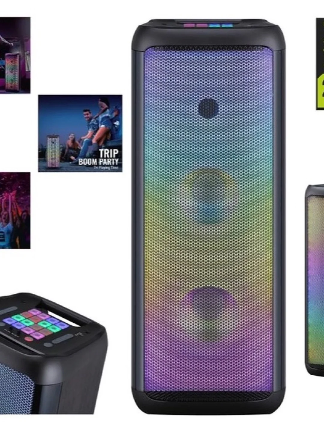 Акустическая система 2E PARTY BOOM 200 TWS, USB, Full LED, DJ Effects, Wireless