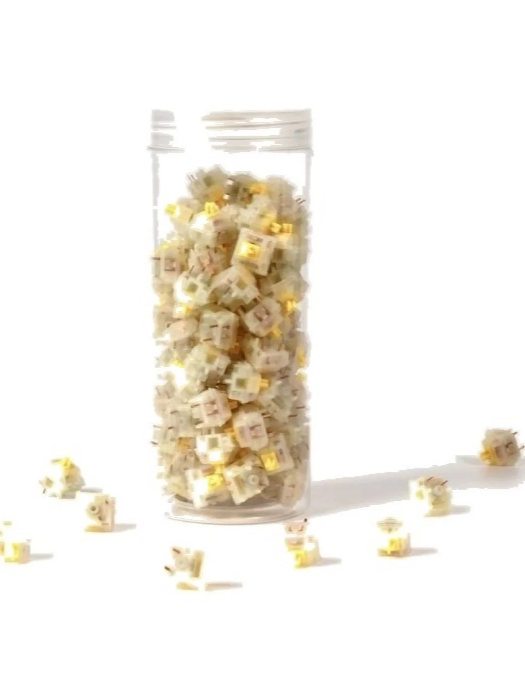Набор механических переключателей Keychron Gateron Cap V2 Milky Yellow 110 pcs