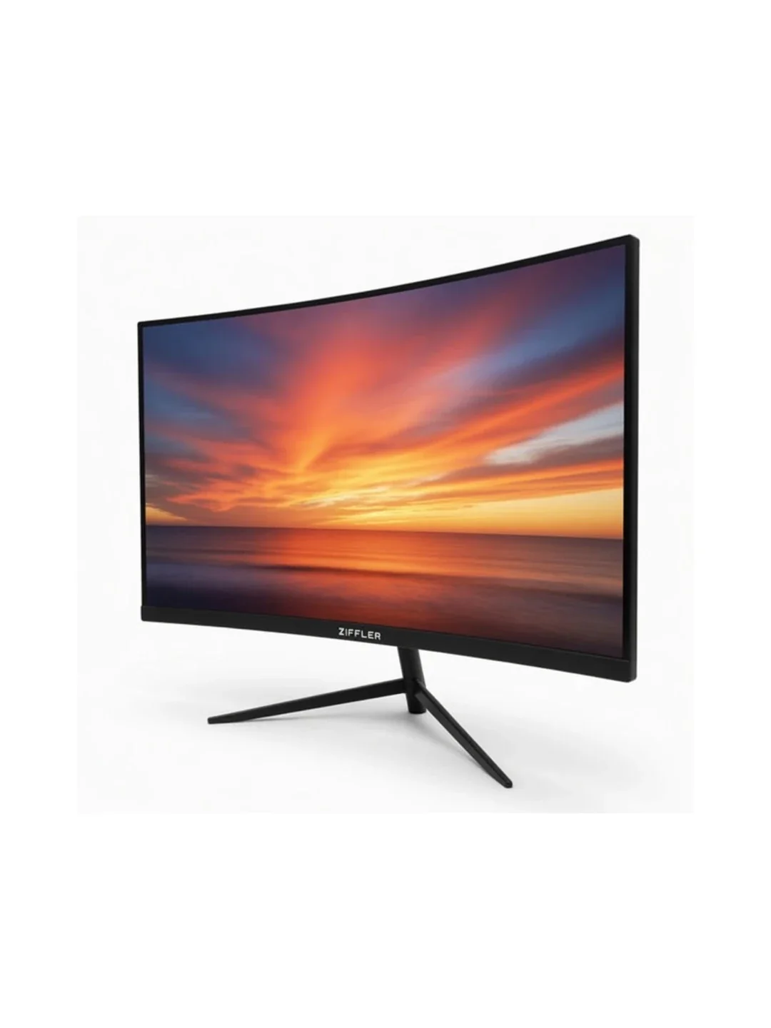 Монитор Ziffler 24ZC100-24" Curved (VGA+HDMI+DC) VA PANEL 120hz BLACK 2