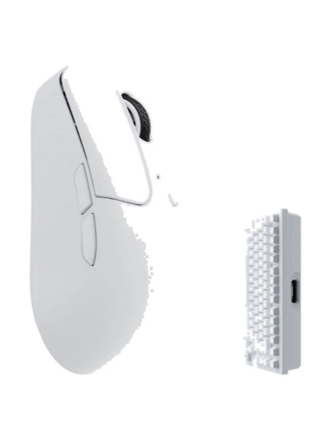 Мышь Keychron M2 BT/WL/USB-A/USB-C, 4K, белый M2-A5