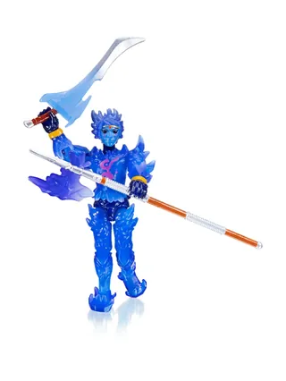Jazwares Roblox Imagination Figure Pack Crystello the Crystal God W7 o'yin kolleksion figurkasi