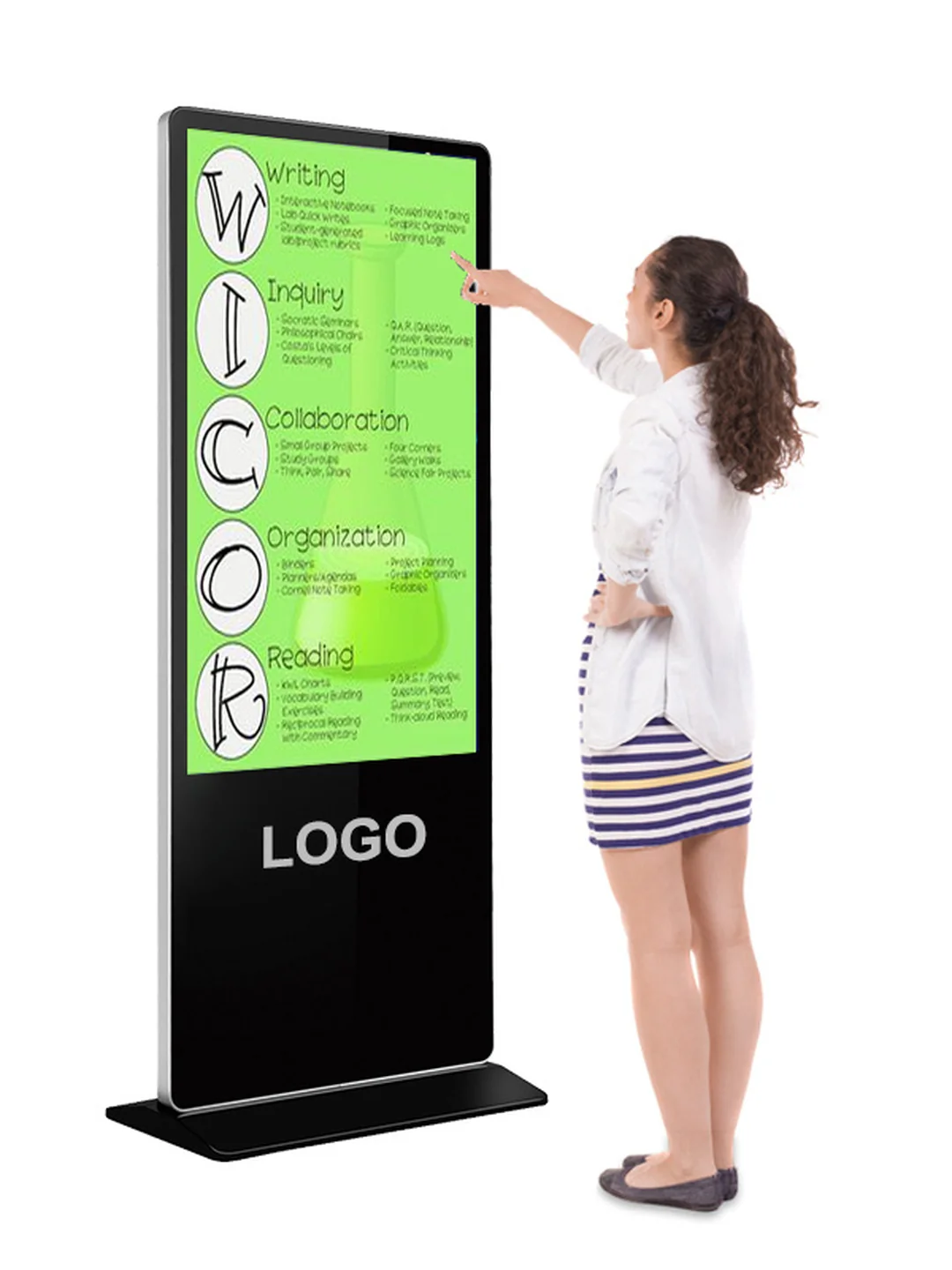 Информационный киоск Floor Standing Kiosk Kingone GQ-CH-55H-L