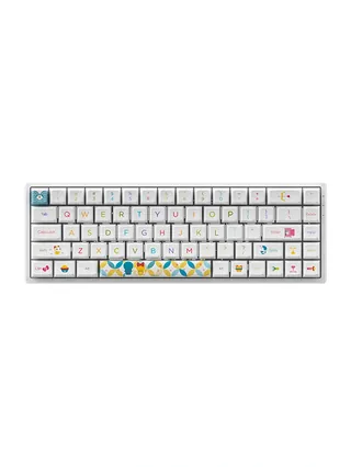 Клавиатура Akko 3068B Doraemon Rainbow CS Jelly Pink RGB