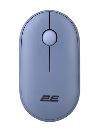 2E MF300 Silent simsiz sichqoncha Tosh ko‘k