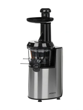 Ardesto shnekli sharbat chiqargich, 200Vt, 0.6L idish, 0.6L tortma, plastik/temir, kumush-qora,JEG-1330S