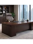 CLAYTON rahbarlar uchun ofis kreslosi, jigarrang 6