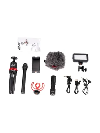 Микрофон с триподом для мобильных устройств Maono by 2E AU-SM10S Vlog KIT, 3.5mm