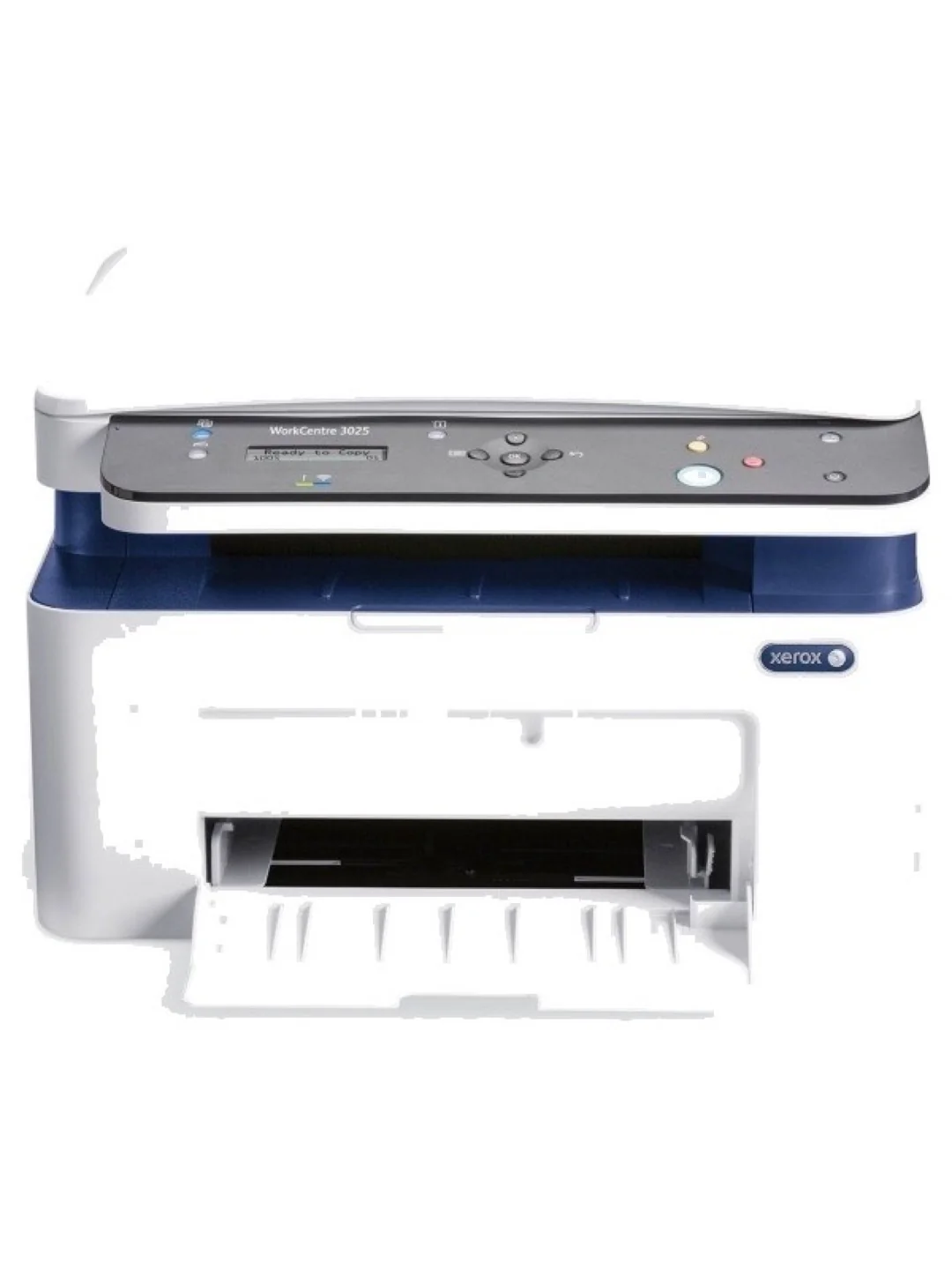 МФУ А4 ч/б Xerox WC 3025BI до 20 стр/мин (Wi-Fi) в комплекте Кабель USB 2