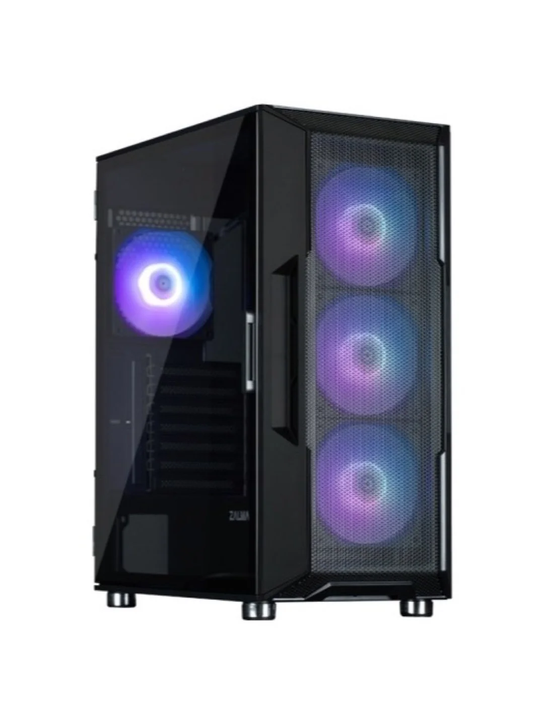 Корпус Zalman I3 Neo ARGB без БП, 2xUSB3.0, 1xUSB2.0, 4x120мм ARGB, VGA 355мм, LCS ready, TG Side Panel, ATX, чёрный,I3NEOARGBBLACK